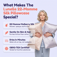Lunelle 22-Momme Mulberry Silk Pillowcase